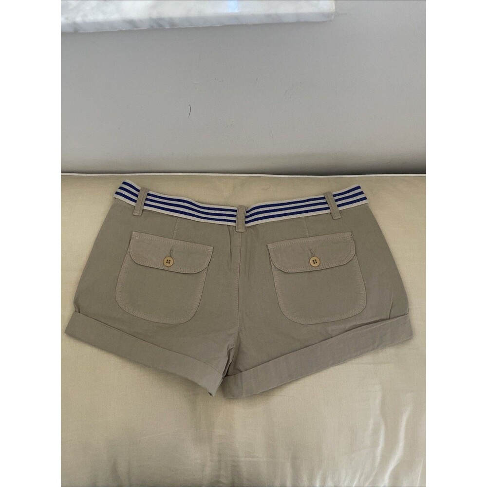 NWT Bellerose 11426 safari beige shorts Belt Women  Sz 2 - Picture 4 of 7